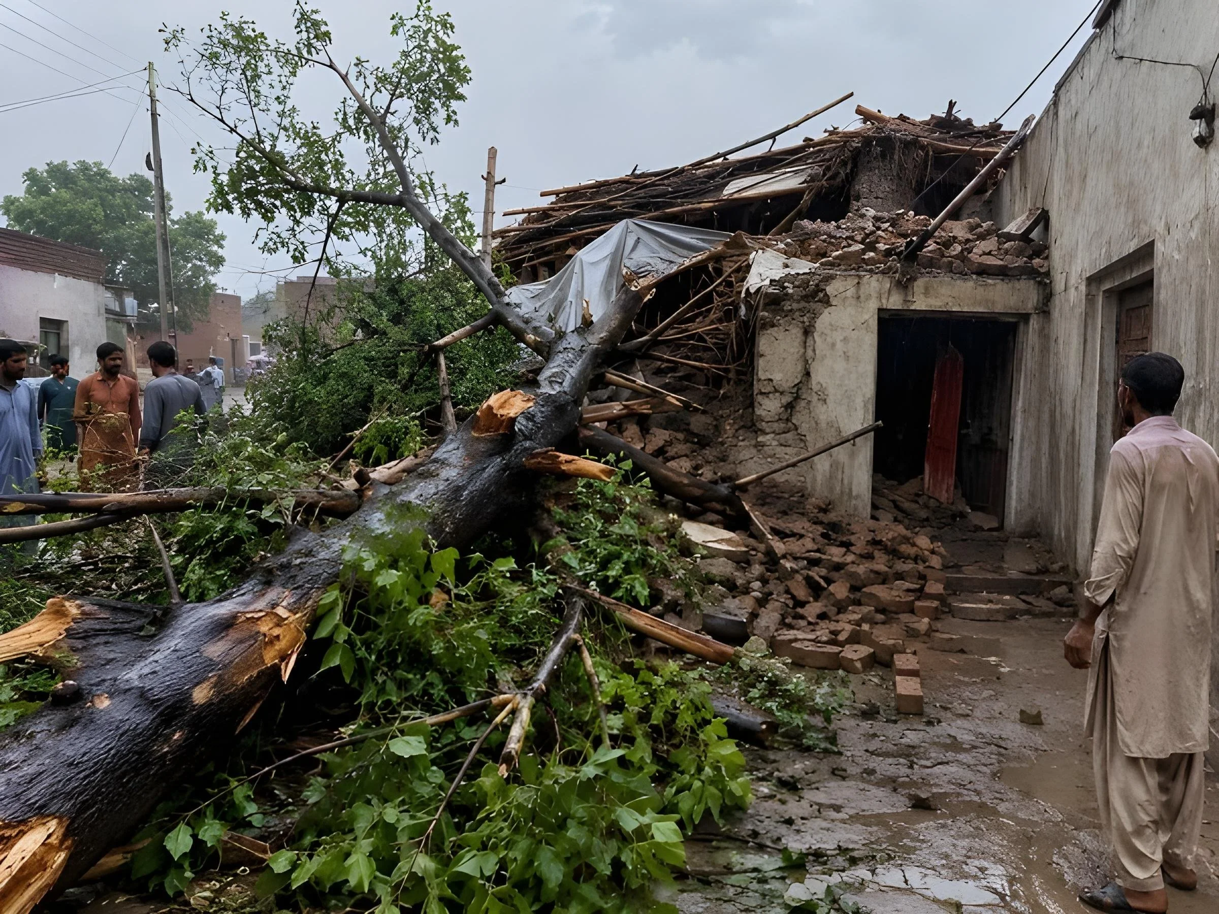پنجاب میں بارش ،آندھی ، چھتیں، مکان و درخت گرنے سے 3 جاں بحق