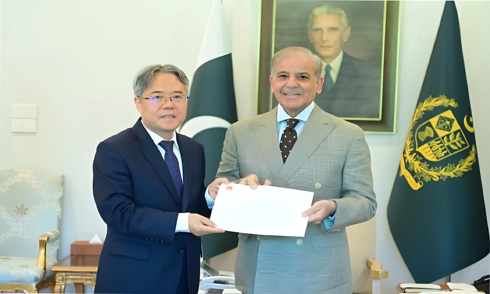 چینی صدر شی جن پنگ کاوزیراعظم شہباز شریف کے نام خط