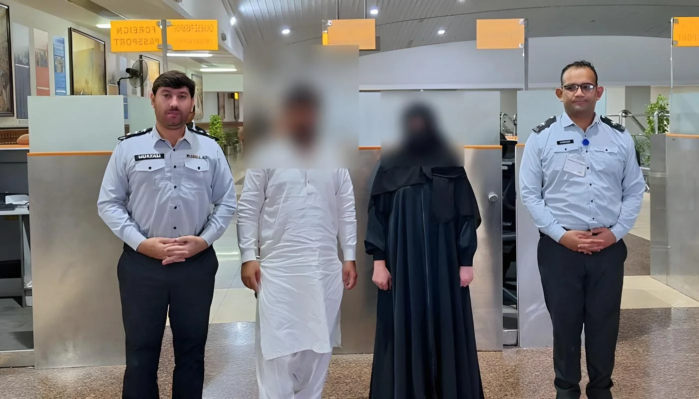 عمرہ ویزے کی آڑ میں جنسی استحصال  کی کوشش ناکام، خاتون سمیت 2 گرفتار