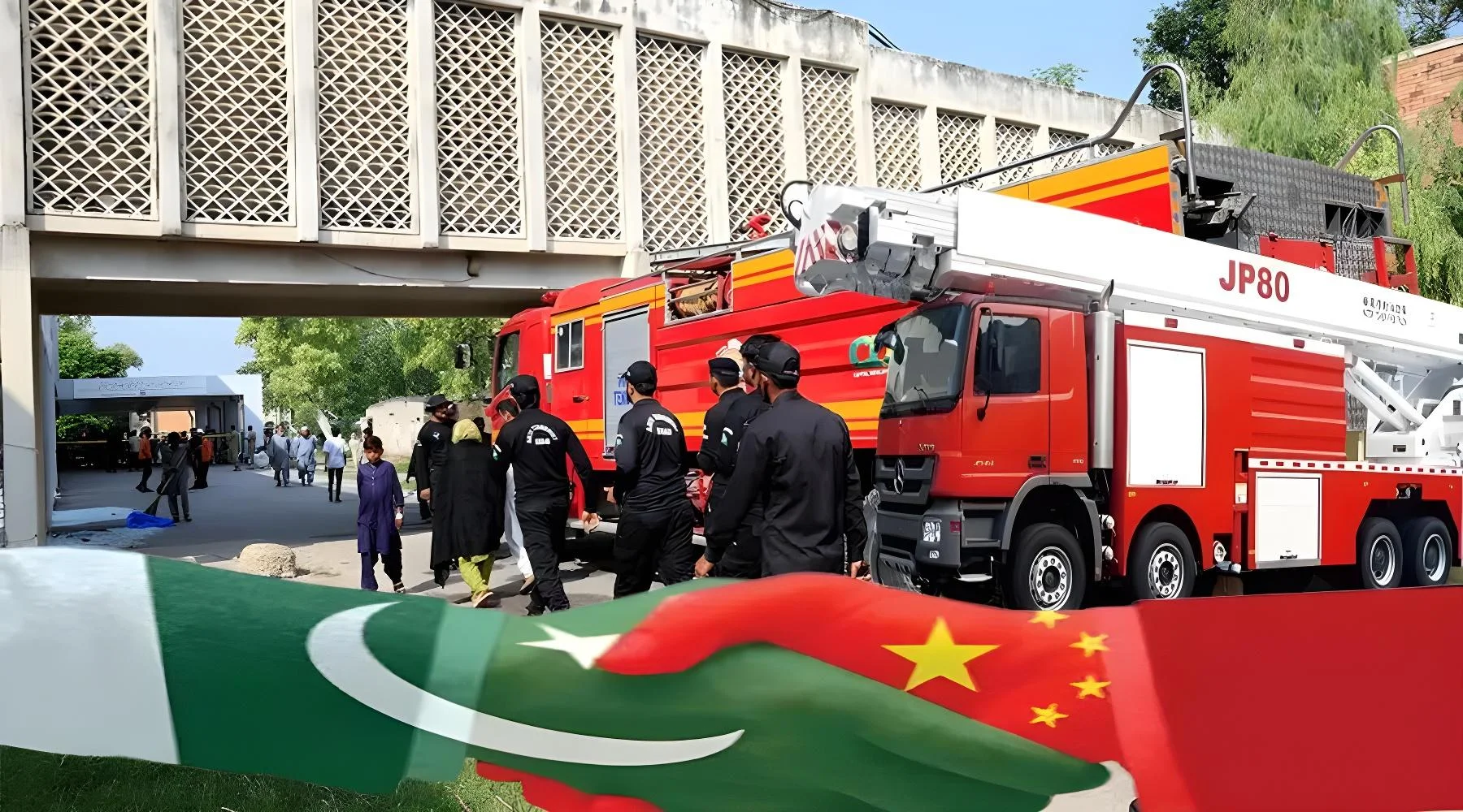 چین کا اسلام آباد کیلئے 21 جدید فائر اینڈ ریسکیو گاڑیوں کا تحفہ