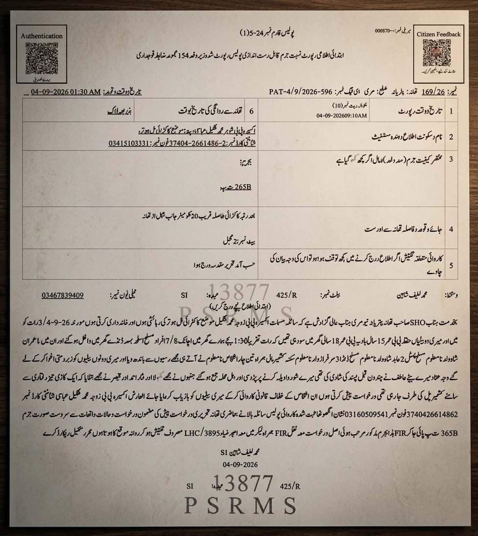 مری، مسلح افراد نے پسند کی شادی کرنے والے لڑکے کی 2 بہنیں اغوا کر لیں