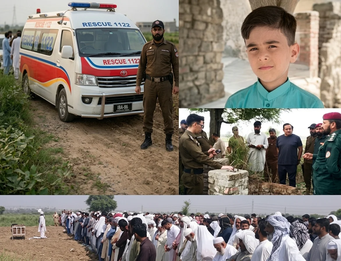 گوجر خان، 8 سالہ یتیم بچہ زیادتی کے بعد قتل، ٹانگیں توڑ کر کنویں میں پھینک دیا