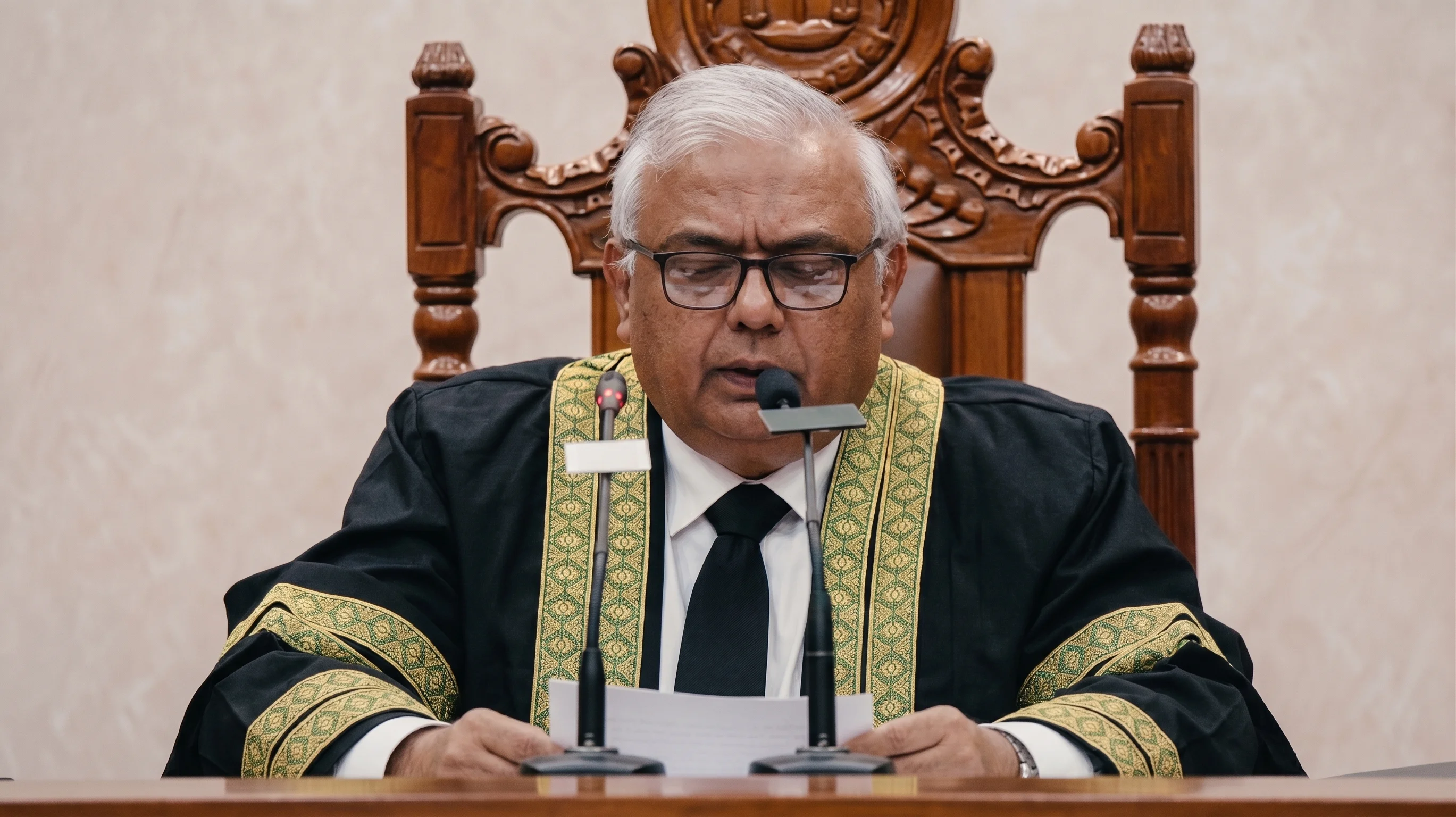 ریاستی ادارے اختیارات استعمال کرتے وقت آئین کو ہمیشہ مقدم رکھیں، جسٹس امین الدین