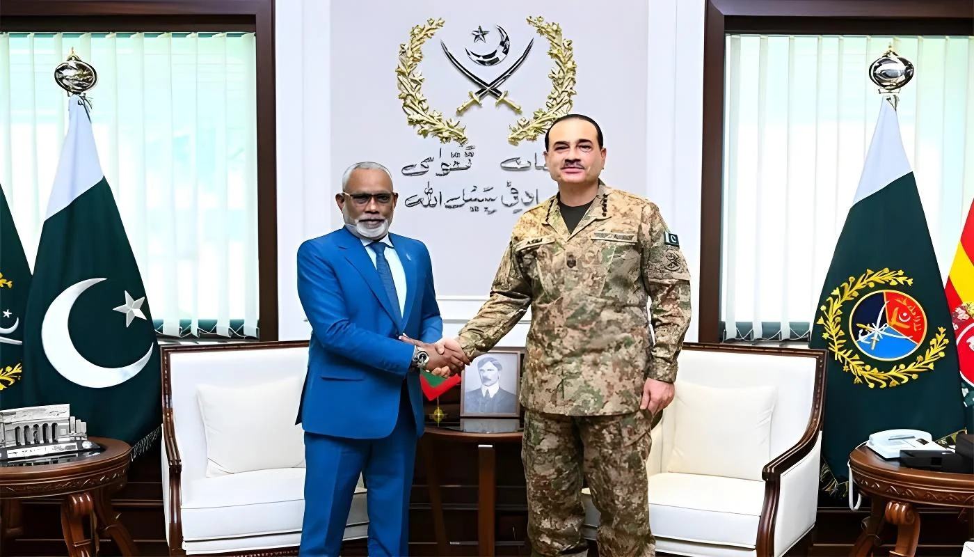 فیلڈ مارشل عاصم منیر سے مالدیپ پارلیمنٹ کے اسپیکر کی ملاقات