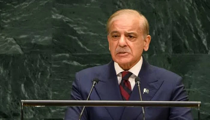 وزیراعظم شہباز شریف کا خطاب فلسطینی مشن نے سوشل میڈیا پر نمایاں کردیا