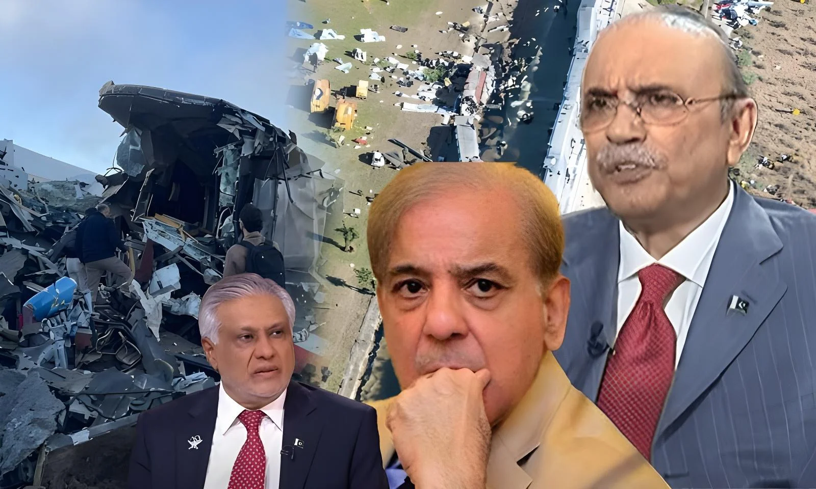 سپین ٹرین حادثہ: صدر زرداری، وزیراعظم شہباز شریف اور اسحاق ڈار کا اظہارِ افسوس