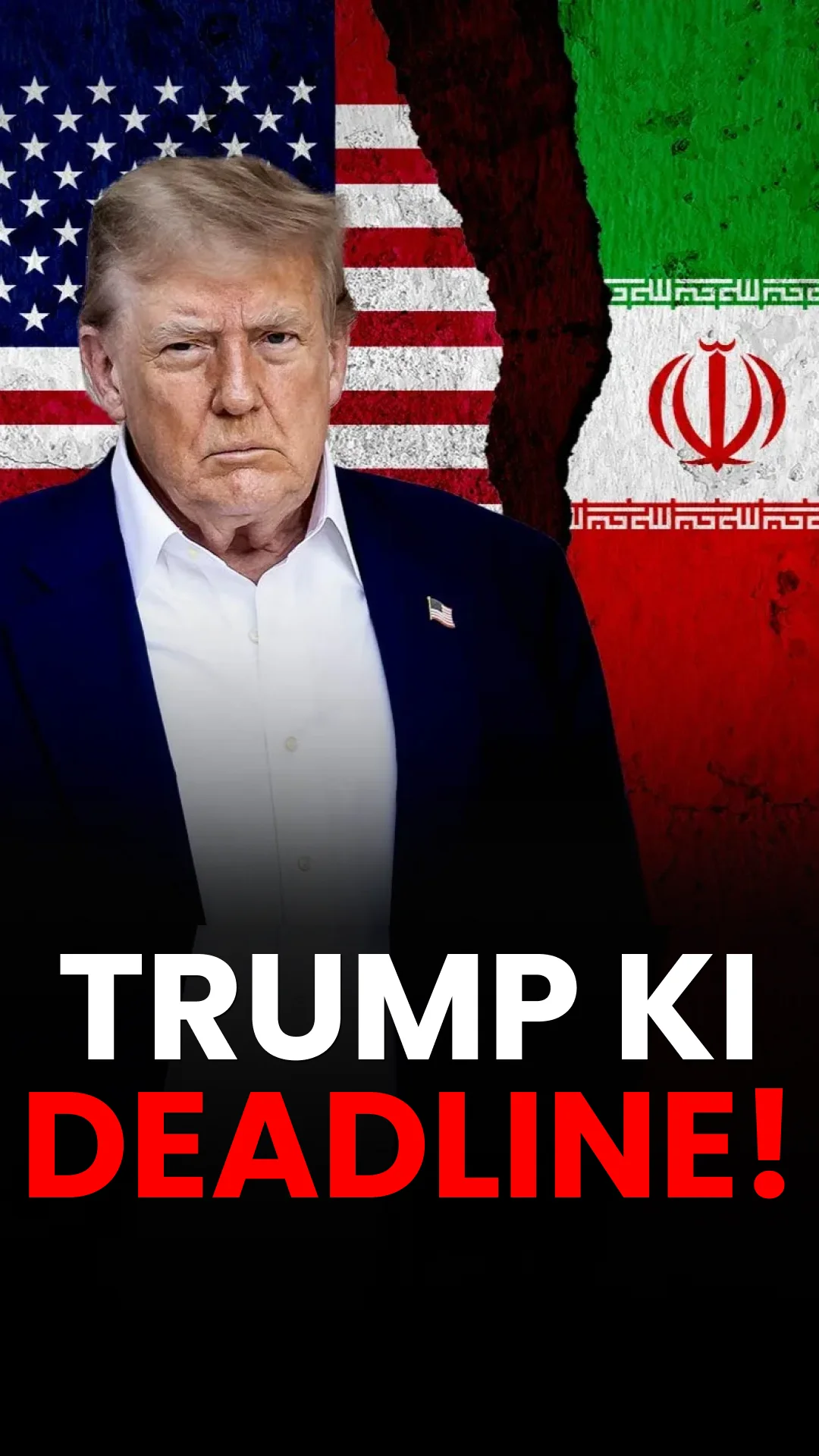 ٹرمپ نے تناؤ میں اضافے کے طور پر ایران کے لیے الٹی میٹم مقرر کیا ہے ۔